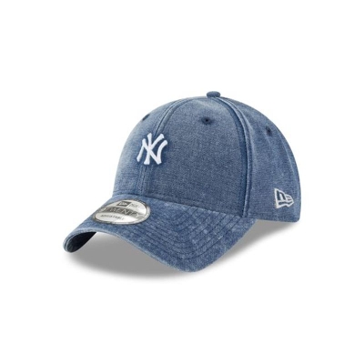 Blue New York Yankees Hat - New Era MLB Team Loyal 9TWENTY Adjustable Caps USA3870962